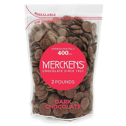 Merckens Dark Melting Chocolate - Resealable Bag