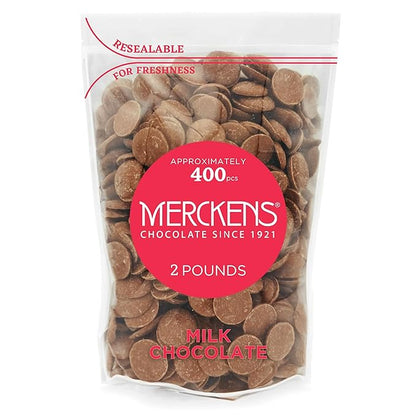 Merckens Milk Melting Chocolate - Resealable Bag